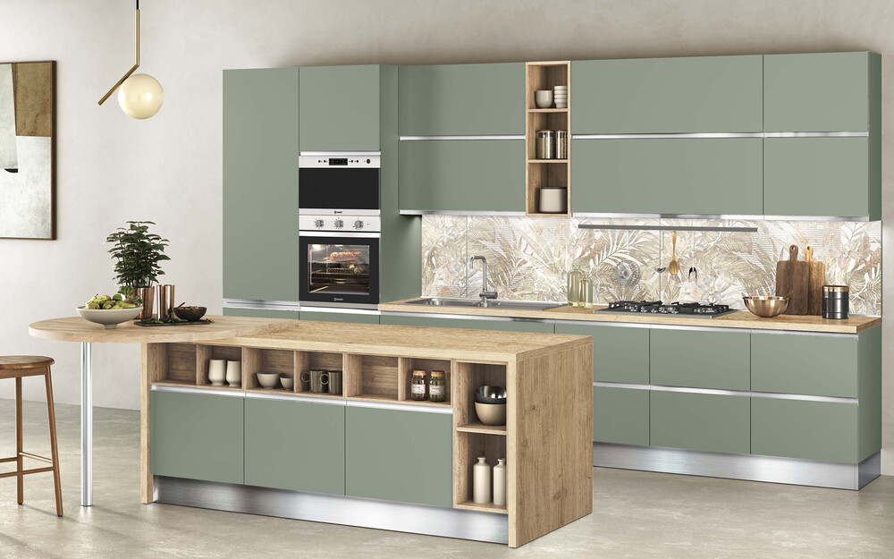 Cucina verde Selly
