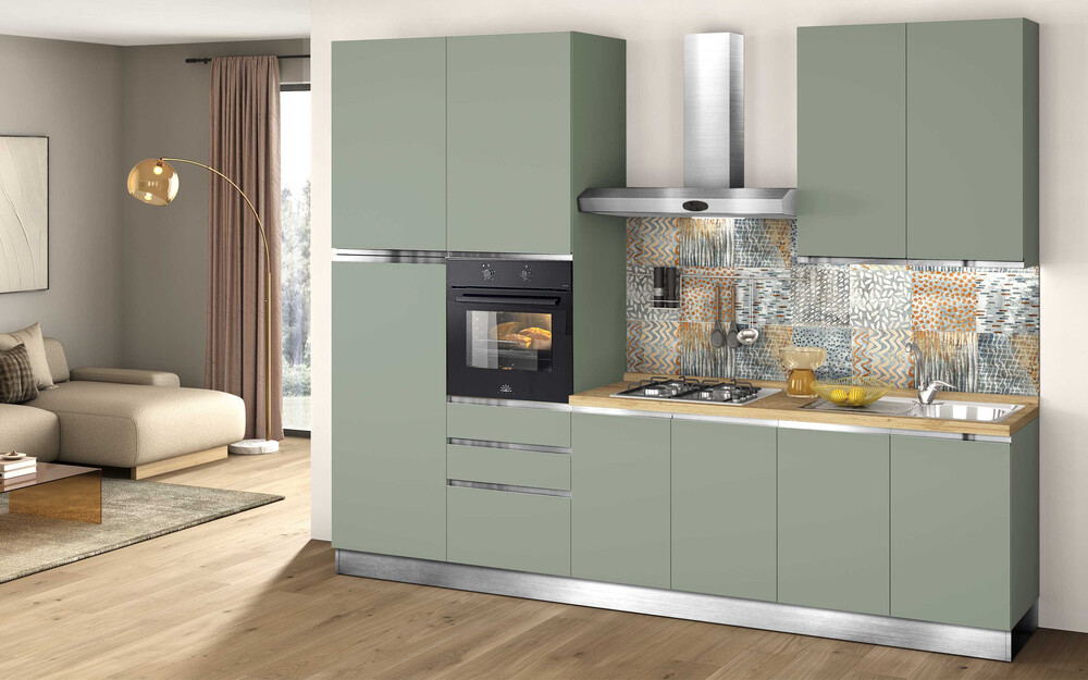 Cucina verde Selly