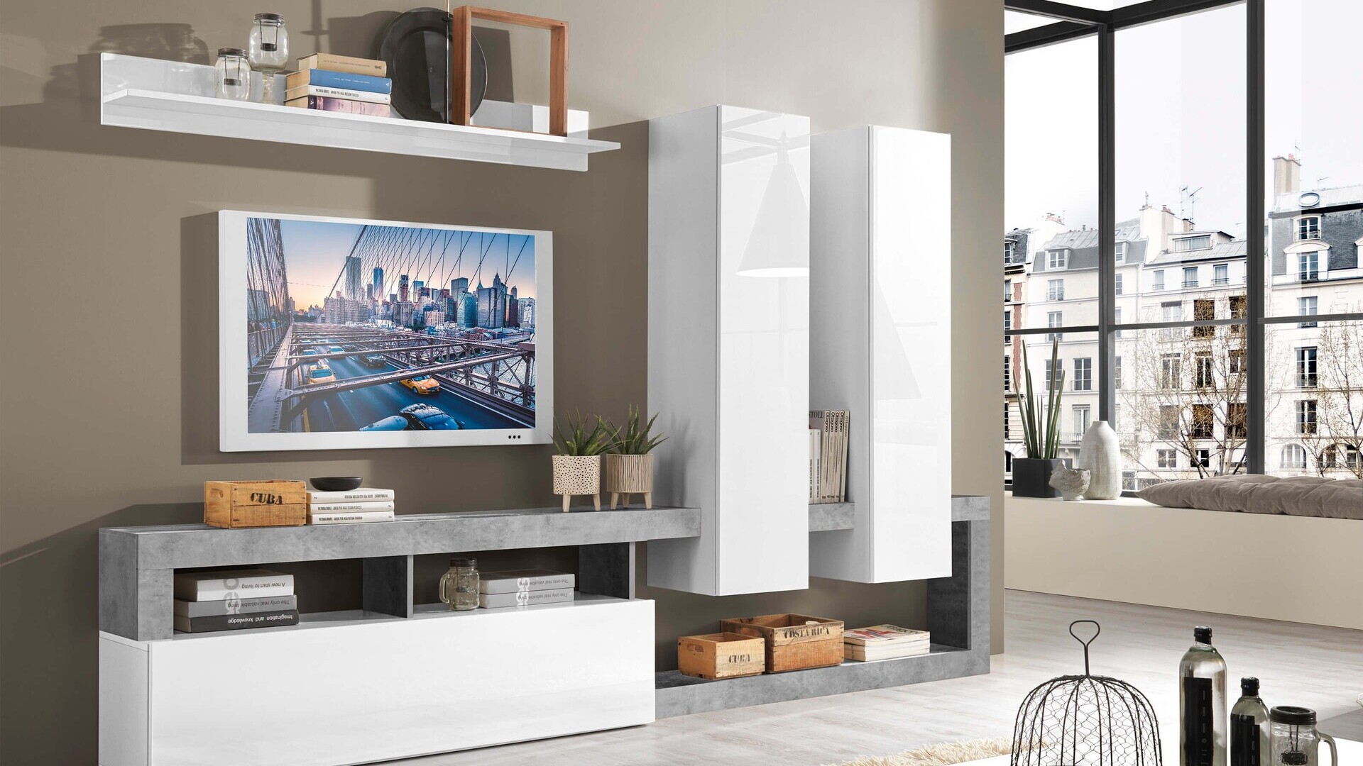 8 Idee per arredare la parete TV in soggiorno