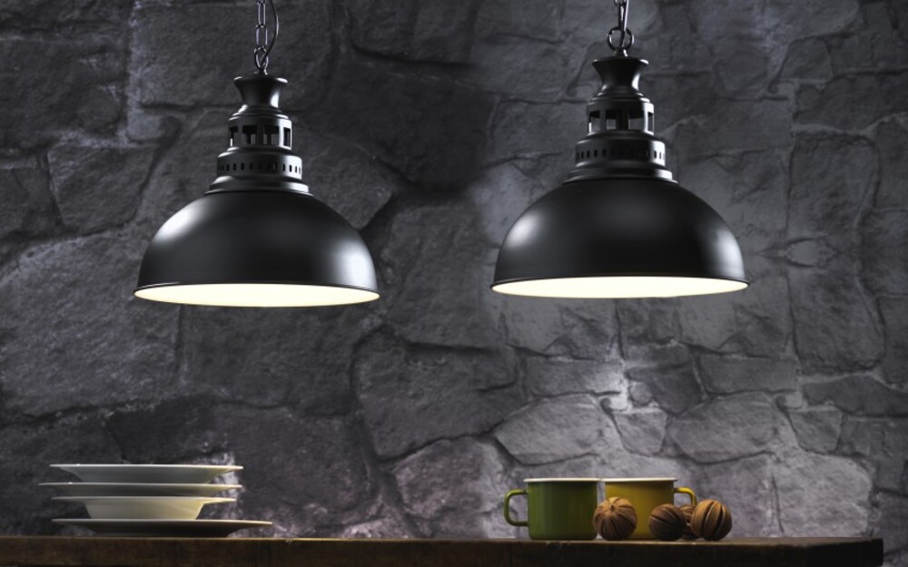Cucina industrial chic lampada modello Instanbul