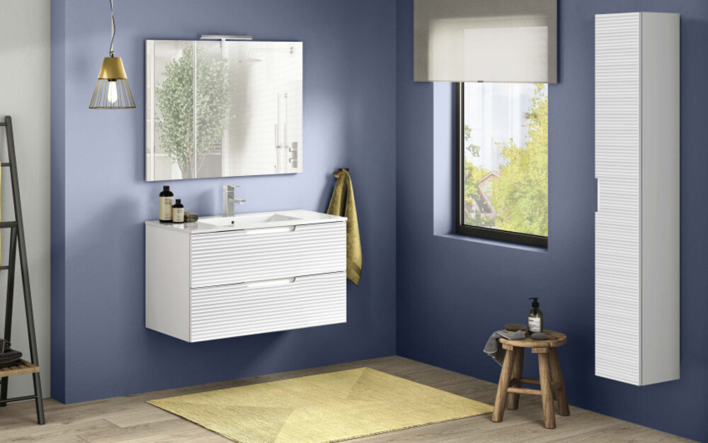  Mobile bianco sospeso Lavinia Mondo Convenienza