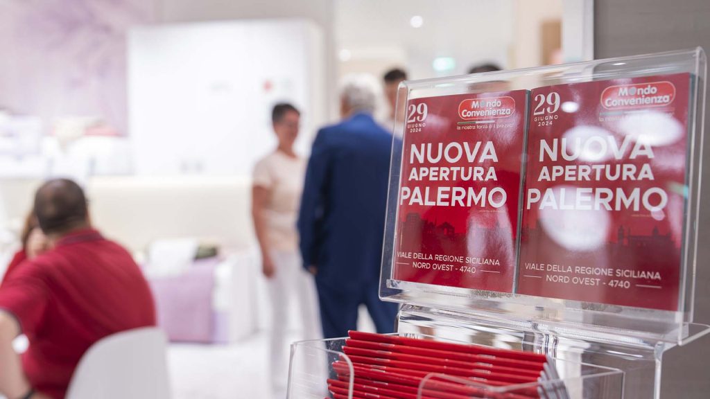 Nuovo negozio Mondo Convenienza a Palermo
