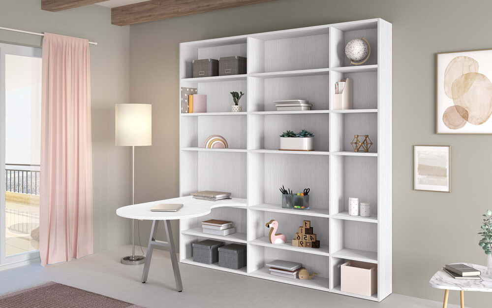 Libreria con scrivania Aurora Mondo Convenienza